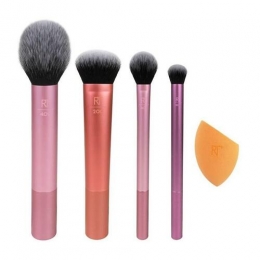 RealTechniquesPenselensetRT400BlushBrushMiracleComplexionSpongeRT300DeluxeCreaseBrushRT402SettingBrushRT200ExpertFaceBrush