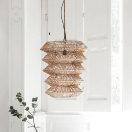 MUSTLivingHanglampTalamancaRotan55cm-Naturel
