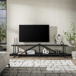 LifestyleFurnTV-meubelJerrodLiquidmetal220cm-Grijs