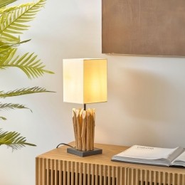 KaveHomeTafellampBoopRubberhout