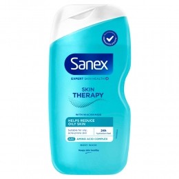 3xSanexDouchegelSkinTherapyReduceImperfections450ml