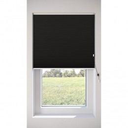 DubbelPlissgordijnNoraZwartDeelsVerduisterend