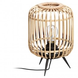 TafellampBiaZwartNaturel