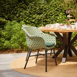 HartmanTuinstoelDelphineWicker-Groen