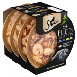 ShebaDlicesDuJourKattenvoerNatSelectieMultipackVisinSaus6x50gr