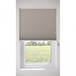 FenstrDubbelPlissgordijnElinZandVerduisterend