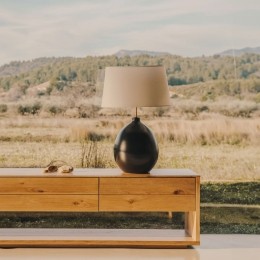 KaveHomeTafellampFoixainclkap72cmhoog-Zwart