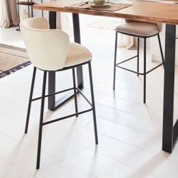 KaveHomeBarkrukCiseliaBoucl-Witzithoogte75cm