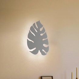 TKLightingWandlampMonsterabladvorm3xG9staalbeige