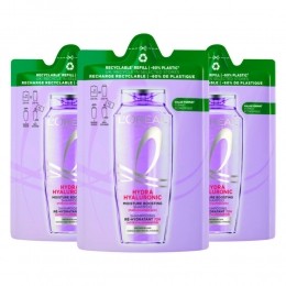 3xLOralElviveHydraHyaluronicShampooRefill250ml