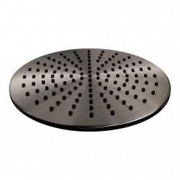 RegendoucheKopBrauerGunmetalEdition30cmGeborsteldGunmetalBrauer