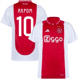 AjaxShirtThuis2024-2025Akpom10FanStyle