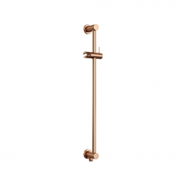 GlijstangBrauerCopper70cmMetWandaansluitbochtKoperBrauer