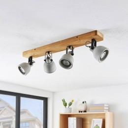 LindbySpotMitis70cm4-lampsgrijshoutbetonGU10