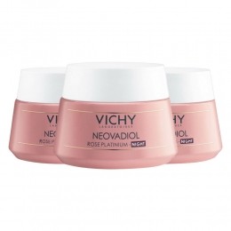 3xVichyNeovadiolRosePlatiniumNachtcreme50ml