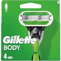 GilletteBodyScheermesjes4stuks