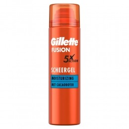 6xGilletteMoisturizingScheergelFusion5ProGlide200ml