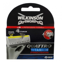 WilkinsonQuattroTitaniumPrecisionMesjes4stuks