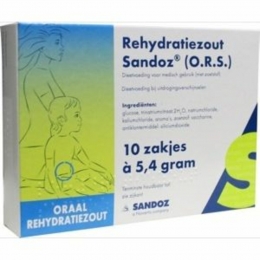 2xSandozRehydratiezoutSachet54gSan10stuks