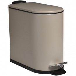 PedaalemmerRechthoek5LiterTaupe