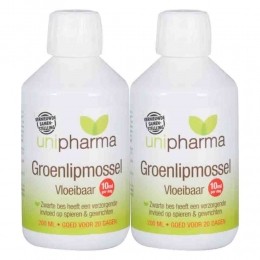2xUnipharmaGroenlipmosselVloeibaar200ml