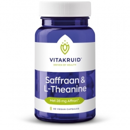 GratisVerzendingVitakruidSaffraanL-Theanine30vegacapsules