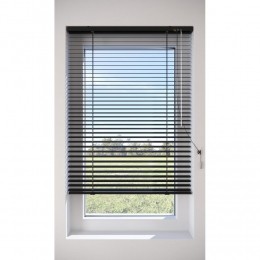 FenstrAluminiumJaloezieAlixZwart25mm