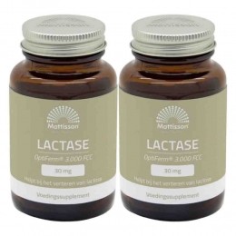 GratisVerzending2xMattissonLactaseOptiFerm3000FCC90capsules