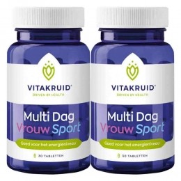 GratisVerzending2xVitakruidVrouwSportMultiDag30tabletten