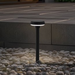 LindbySolarLEDgrondspieslampBrincazwartPCsensor