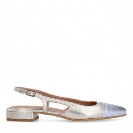 Goudenlerenslingbacksmetzilverkleurigdetail