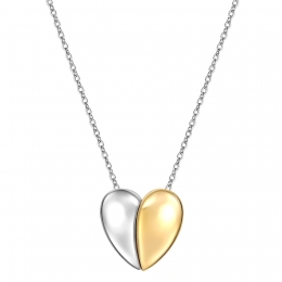 YokoamiiKettingHartvanverguldmessing