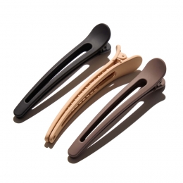 HairlustDuckBillHairClips3-PackCoffee