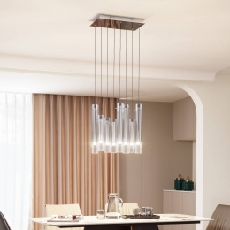 LucandeLEDplafondlampKorvitha8-lampsgrijsglas