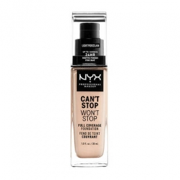 NYXProfessionalMakeupCantStopWontStopFullCoverageFoundationLightPorcelain30ml