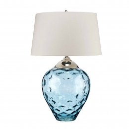 QuintiesseSamaratafellamp51cmblauwstofglas2-lamps