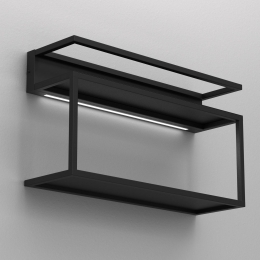 LuminexWandlampzwartstaal60cmlang1xLED