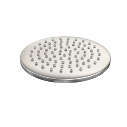 HoofddoucheBrauerBrushedRond20cmGeborsteldNikkelBrauer