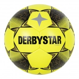 DerbystarClassicTTIIKunstgrasVoetbalMaat5GeelZwartGrijs