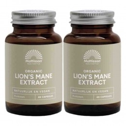 GratisVerzending2xMattissonBiologischeLionsManeExtract500mg60capsules