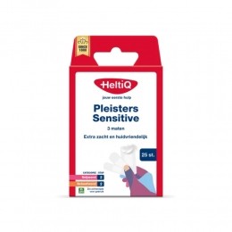 HeltiQPleistersSensitive3maten25stuks