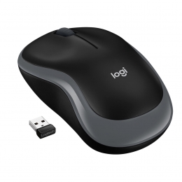 LogitechM185muiszwartgrijs