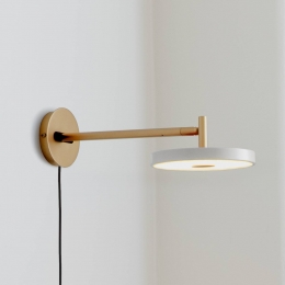 UMAGELEDwandlampAsteriakortlichtgrijs25cmstekker