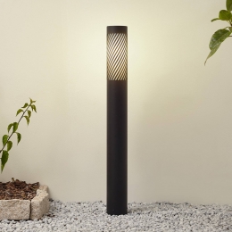 LindbytuinpadverlichtingLurindazwartaluminium105cm