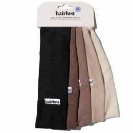 HairlustWideJerseyHeadbandsCoffee
