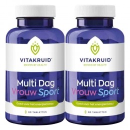 GratisVerzending2xVitakruidVrouwSportMultiDag90tabletten