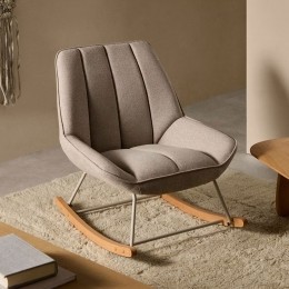 KaveHomeSchommelstoelMarlinaChenille-Beige