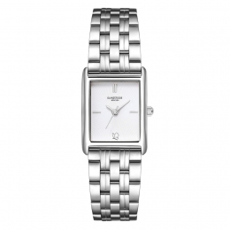 GlanzstckeMnchenArmbandhorlogevanroestvrijstaalinzilver