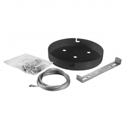 BRUMBERGSunnyhanglampbijLEDdownlightzwart