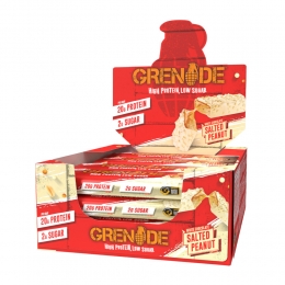GrenadeProteinBarsWhiteChocolateSaltedPeanut12x60gr